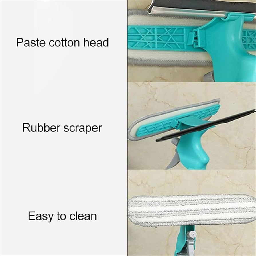 4 in 1 Spray Window Cleaning Brush, Multifunctional Glass Cleaning Scrub With Water Spray, Household Glass Wiper With Water Gun 4 in 1 Spray Window Cleaning Brush, Multifunctional Glass Cleaning Scrub With Water Spray, Household Glass Wiper With Water Gun